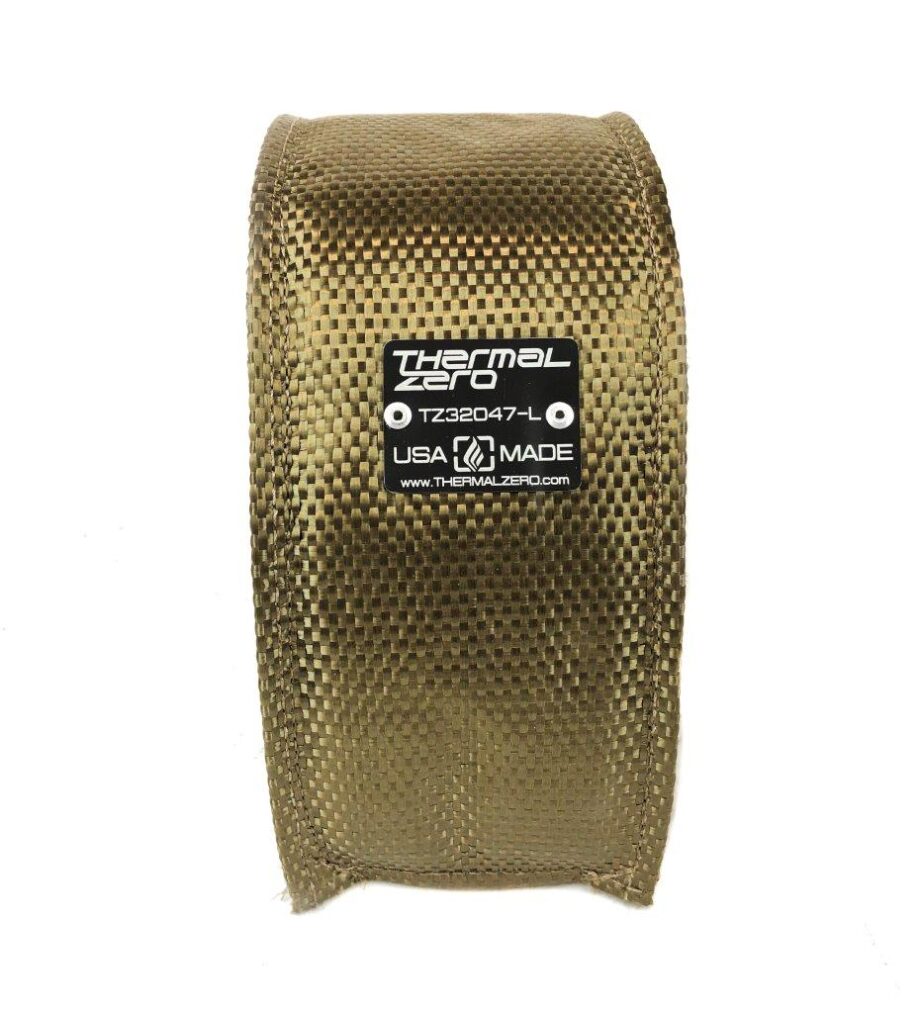 Universal Externally Wastegated T3 Turbo Heat Insulation Blanket - Lava