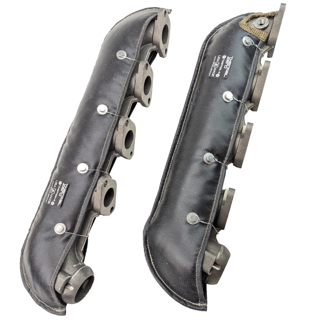 2003-2007 Ford Powerstroke 6.0L Manifold Blankets - Black