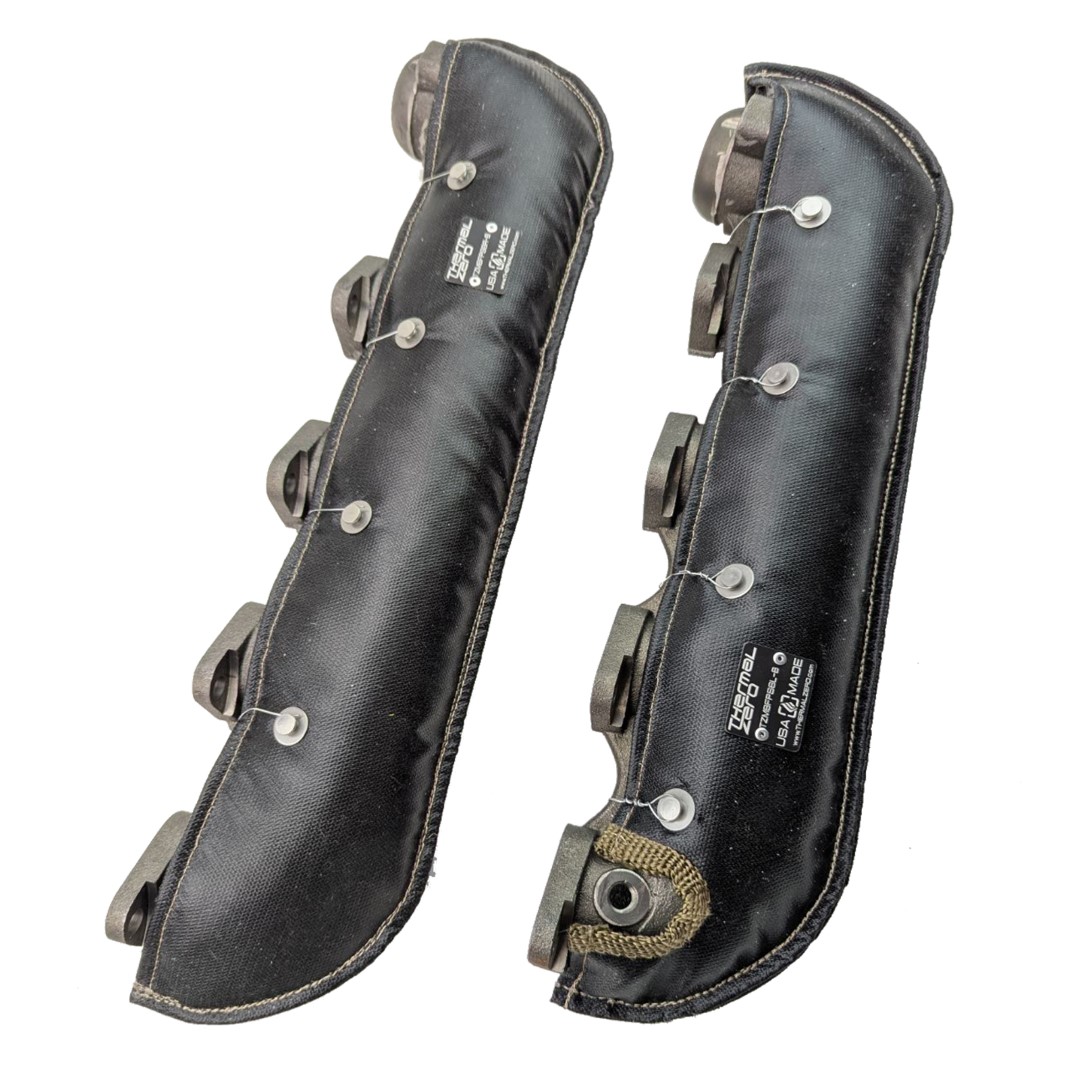 2003-2007 Ford Powerstroke 6.0L Manifold Blankets - Black